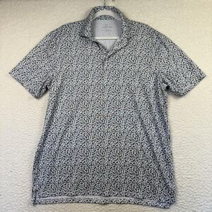 Southern Tide Polo Shirt Mens Large Golf Performance Print Pattern‎